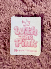 With The Pink Sticker