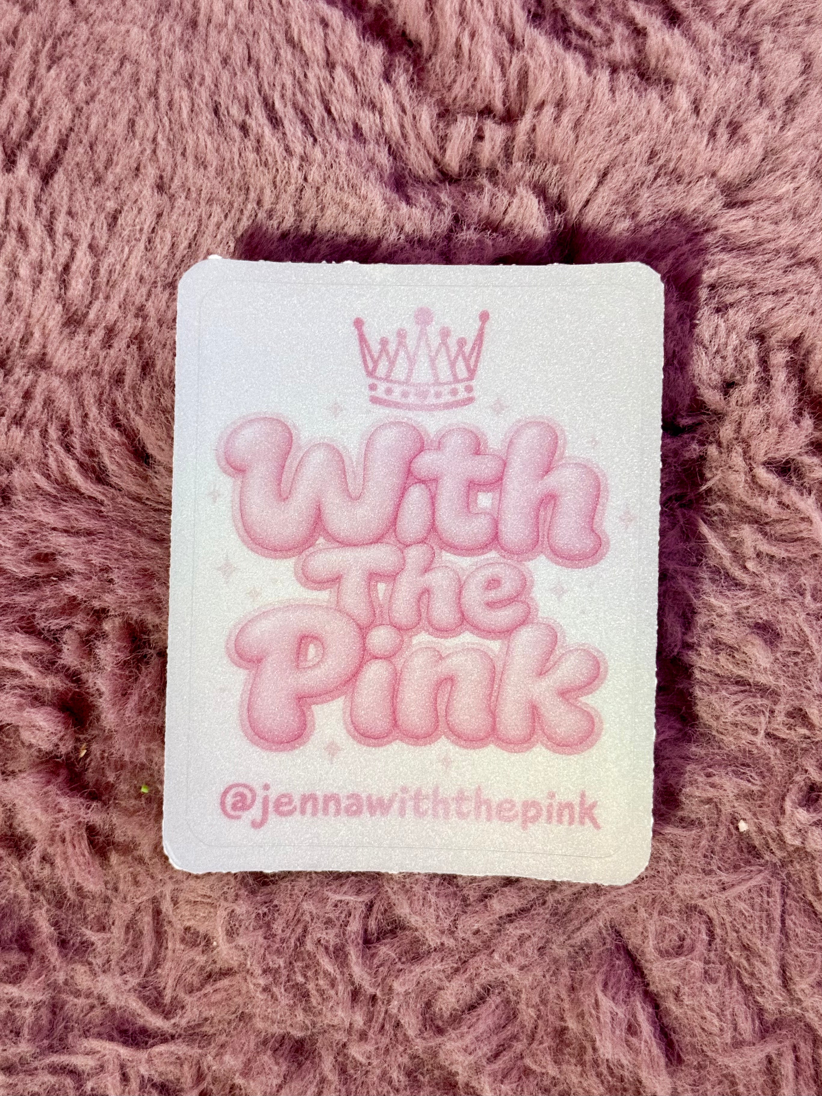 With The Pink Sticker