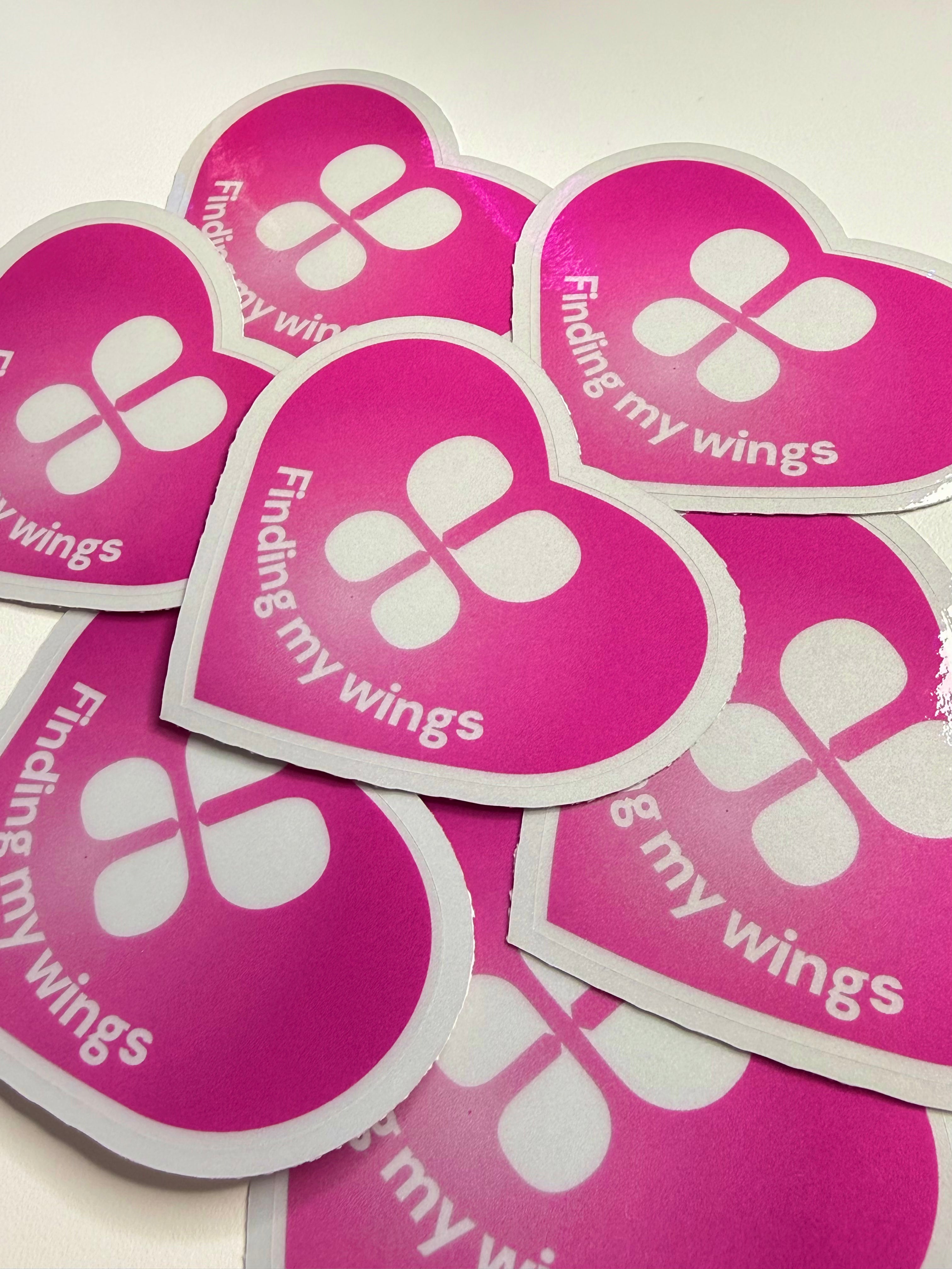 Finding my Wings Butterfly Foundation Sticker