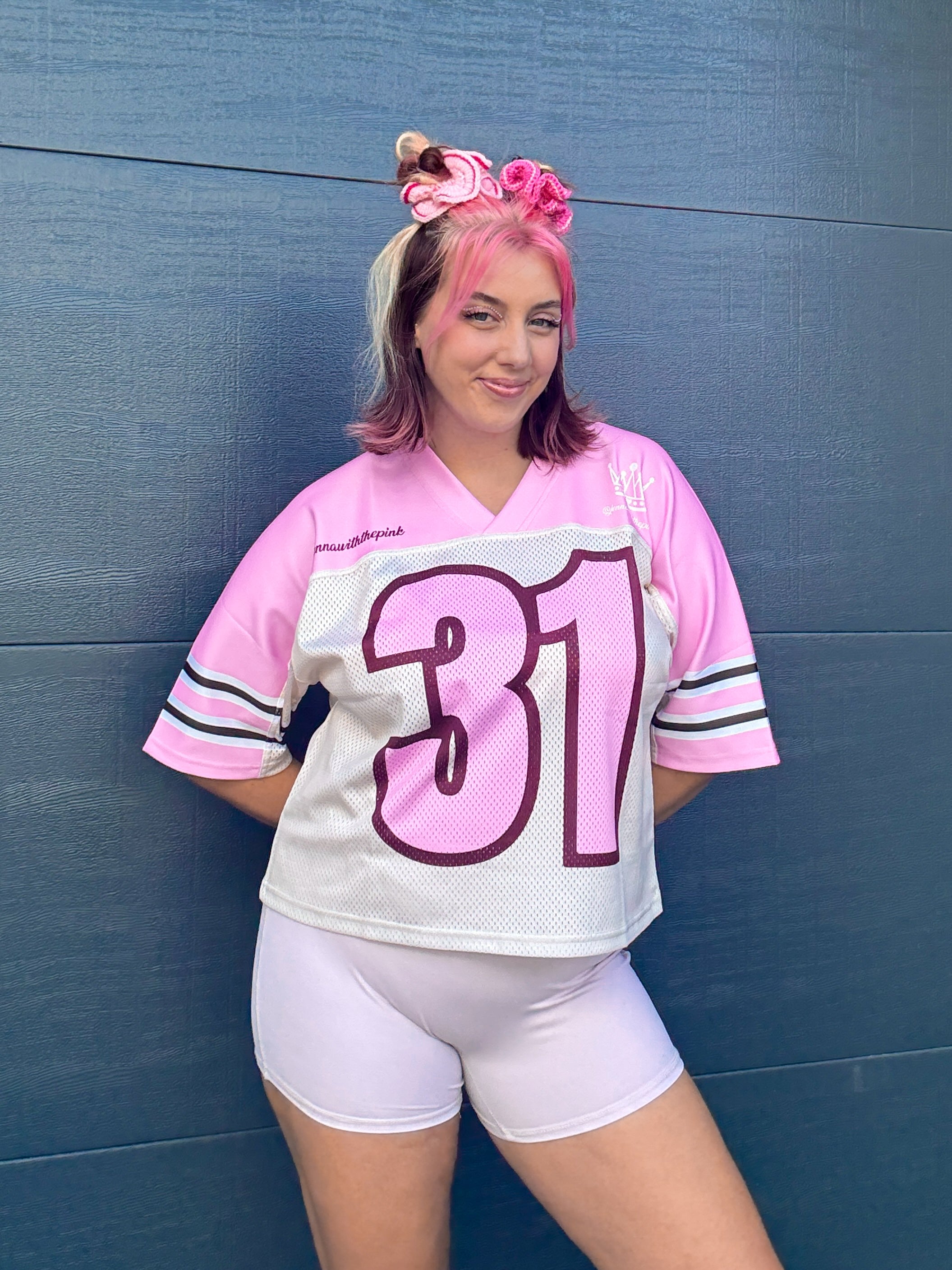 "Strawberry Cream" QUEENS Sport Style Short Sleeved Tee